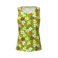 thumbnail image 4 of Xecao St. Patrick's Day3 print women's scoop neck, loose-fit workout tank tops for the gym., 4 of 9
