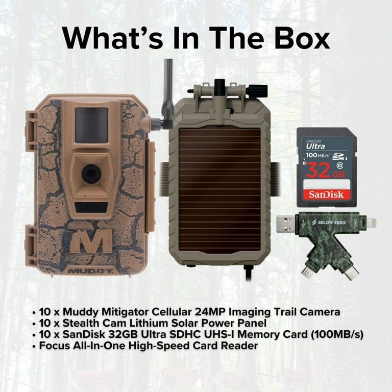 Muddy Outdoors Muddy Manifest Cellular Trail Camera With Security