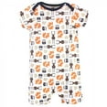 thumbnail image 3 of Hudson Baby Infant Boy Cotton Rompers, Forest, 0-3 Months, 3 of 4