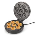 thumbnail image 3 of Máquina para hacer donas ZHCH Mini 1400W 8 agujeros antiadherente fácil de limpiar indicador LED Mango antideslizante enchufe estadounidense 110V, 3 of 5