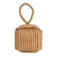 thumbnail image 4 of Creative Co-Op Jute Rope Knot Door Stop, Neutral, 4 of 4