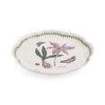 thumbnail image 2 of Portmeirion Botanic Garden Lotus Blossom Large Round Platter, 13.5-Inch - Meadow Saffron Design with Laurel Leaf Border, Ideal for Appetizers, Charcuterie or Desserts - Dishwasher Safe Porcelain, 2 of 7