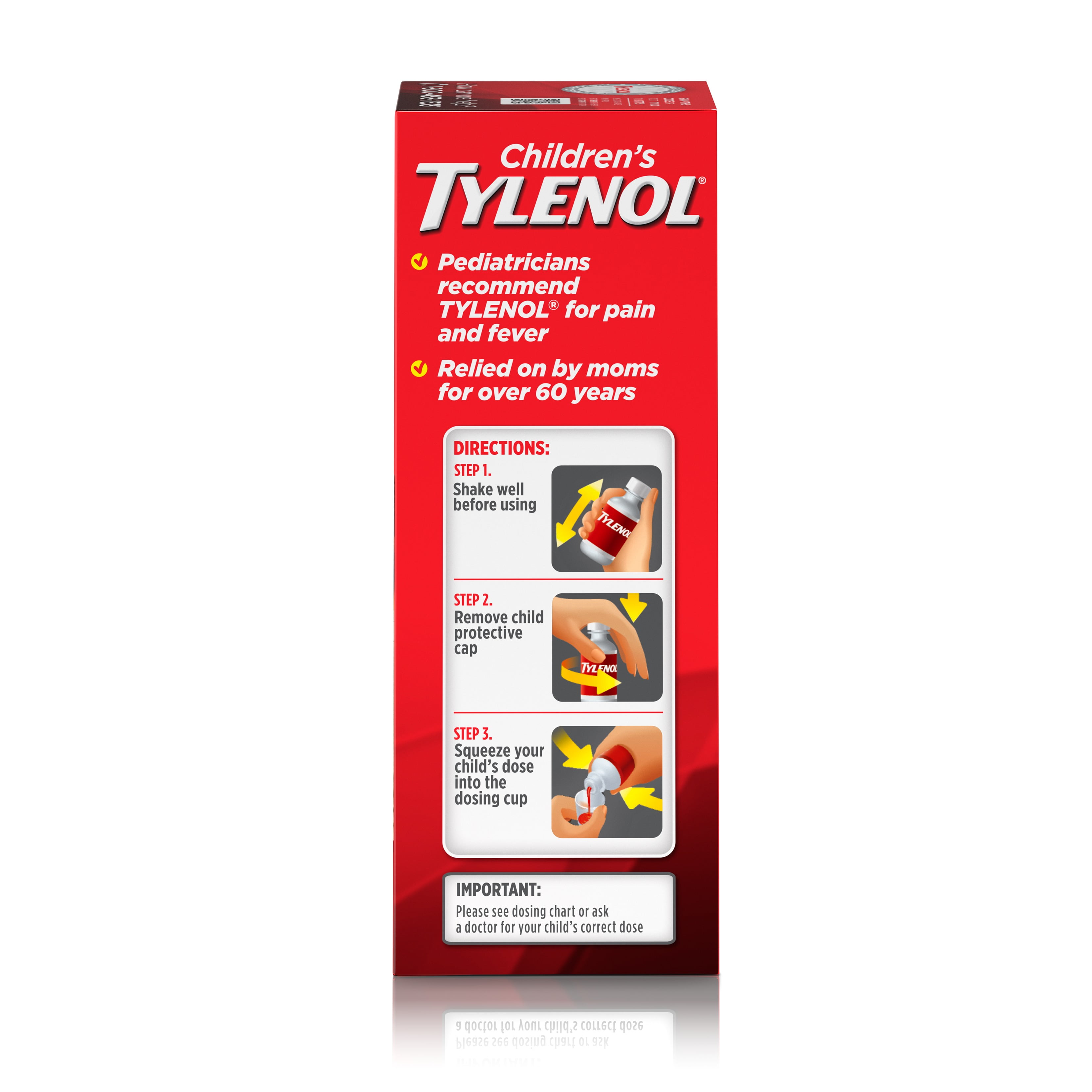 Liquid Tylenol Dosage Chart