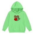 thumbnail image 4 of Piomll Girls Matching Sets Valentine's Day Hooded Tracksuit Leopard Print Heart Jogger Kids Outfits, 4 of 6
