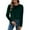 Green, variant on Velvet Tops for Women Elegant Puff Long Sleeve Crew Neck Shirt Dressy Blouse Solid Casual Spring Winter Velvet Top