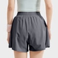 thumbnail image 4 of PIWHJQK Women Athletic Gym Yoga Shorts Women's 5 Inch Loose Style Solid Workout Shorts With Pockets Yoga Bottoms, 4 of 4