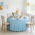 thumbnail image 4 of EGNMCR Home Decor, Room Decor, Wall Decor Round Tablecloth Glitter Wedding Glitter For Wedding Parties 47x47 Inches In A Variety Of Colors Nylon tablecloth, 4 of 6