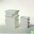 thumbnail image 2 of Rubbermaid Commercial Products 652455WH White Plastic Box, 16.63 gal - 18 x 26 x 12 in., 2 of 2