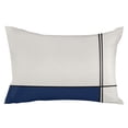thumbnail image 7 of Navy Blue White Color Block Patchwork Outdoor Pillow Covers Set of 2,Decorative Waterproof Throw Pillow Case,Modern Geometric Art Cotton Linen Soft Cozy Cushion Pillowcases, 7 of 7