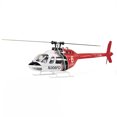 thumbnail image 4 of FLYWING Bell-206 V2 RC Helicopter 470-Class 6CH Brushless 3D Military Aircraft H1-GPS Flight Control Altitude Hold One-Key Return for Expert Pilots (RTF Mode 2/Left-Hand Control), 4 of 9