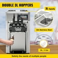 thumbnail image 2 of Three Flavor Soft Ice Cream Machine with LED Display and Thick Insulation, 2 of 8
