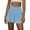 Sky Blue, variant on TrendOFT Womens Shorts Casual Summer New High Waisted Pleated Lounge Shorts Women Athletic Shorts Army Green XL