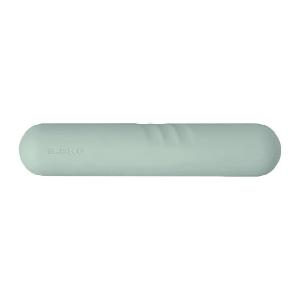 Mancuernas de silicona para entrenamiento, culturismo, gimnasio en casa Gris