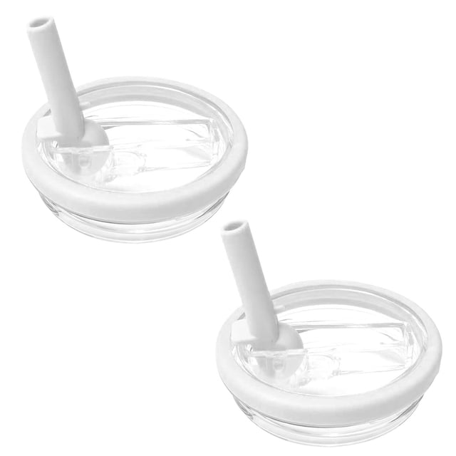2 Pcs Couvercle à Paille Rabattable pour Gobelet de 40 oz, Couvercles de Gobelet Anti-Éclaboussures et Résistants aux Éclaboussures, Couvercle de Gobelet Réutilisable pour Gobelet de Voiture et Gobelet de 40 oz
