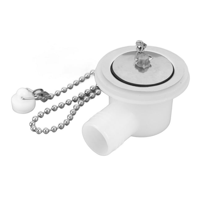 Drain Plug Connector Hose Adapter, Simple Installation RV Sink Drain Connector Tight Sealing for Yacht