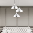 thumbnail image 3 of 41174-66 Livex Lighting Metal Shade - 1 Light Mini Pendant in Coastal Style - 15.75 Inches wide by 17 Inches high-Brushed Aluminum Finish, 3 of 11