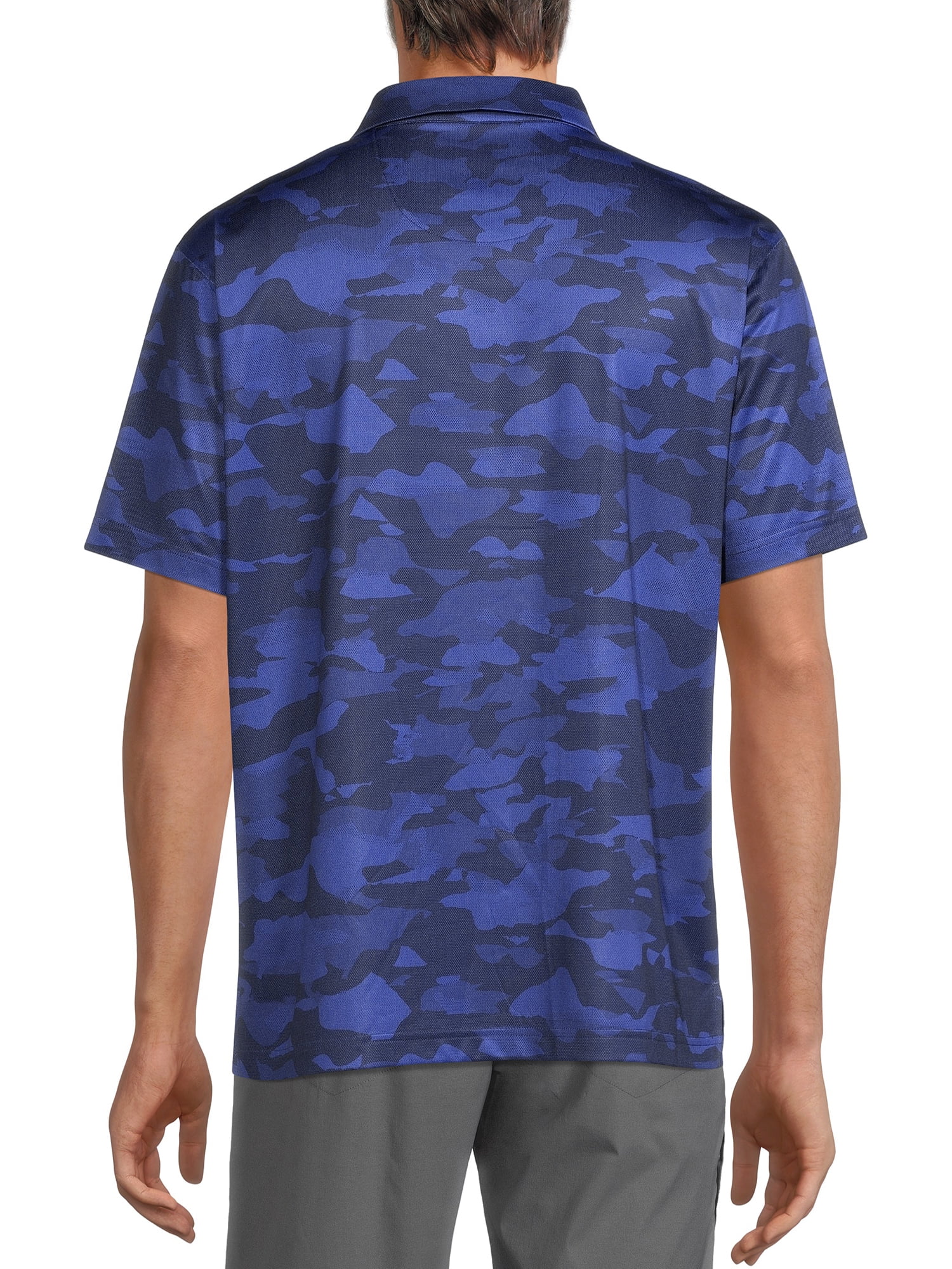 Ben Hogan Men's and Big Men's Camouflage Golf Polo Shirt with Short Sleeves, Sizes S-5XL