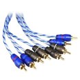 thumbnail image 2 of Rockville RTR254 25 Foot 4 Channel Twisted Pair RCA Cable Split Pin, 100% Copper, 2 of 3