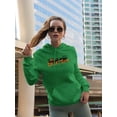 thumbnail image 2 of Self Deception Design Hoodie Women -Image by Shutterstock, Female Small, 2 of 4