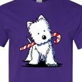 thumbnail image 4 of Inktastic Candycane Cutie Westie T-Shirt, 4 of 5