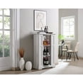 thumbnail image 1 of Gramercy Way Home Accent Bar Cabinet White, 1 of 5