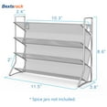 thumbnail image 2 of Bextsrack 4 Layer Spice Rack For Counter,&nbsp;Storage Organizer for countertop 2 PC（Spice Jars not Included),Silver, 2 of 7