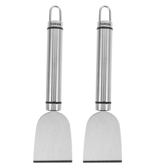 PTOOTP Stainless Steel Ice Scraper, Efficient Freezer Frost Remover, Silver, 2Pcs