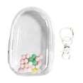 thumbnail image 4 of Bolsa de almacenamiento para muñecas,Bolsas de almacenamiento para muñecas pequeñas Bolsa de exhibición de figuras de acción,Visor transparente de PVC con llavero para figuras,Mini caja, 4 of 8