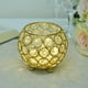 thumbnail image 5 of Candelabro de Cristal Candelero de Hierro Macarena Porta vela, 5 of 6