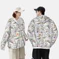 thumbnail image 4 of Lsque Fastfood 2 UPF 50+ Lightweight Sun Protection Men's Women's Long Sleeve Shirt, Hoodie Performance -Medium, 4 of 9