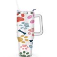 thumbnail image 2 of Cute Canine Design 40oz Water Bottle - BPA Free Dog Lovers Tumbler with Handle & Straw - Gift for Women Coffee Mug, 2 of 7