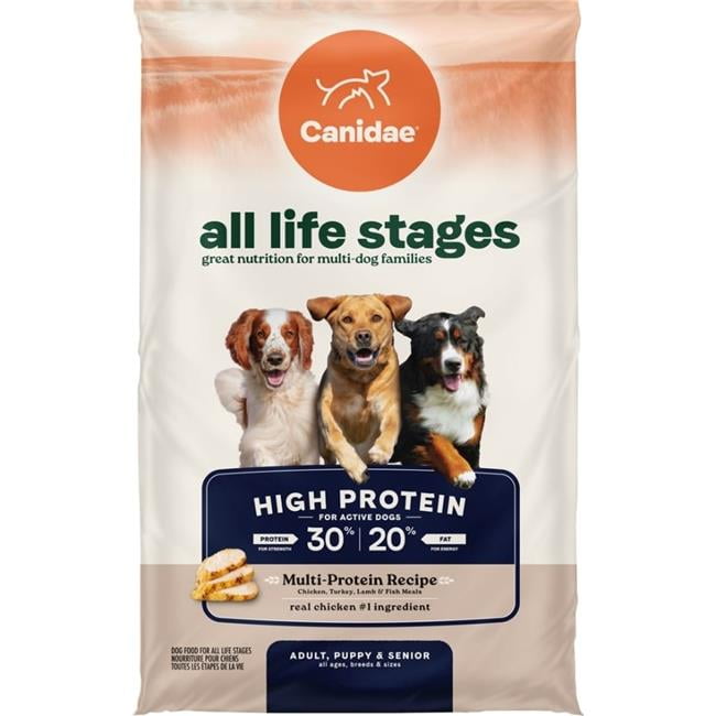 Canidae All Life Stages Multi-Protein Recipe High Protein Dry Dog Food, 27 lbs.