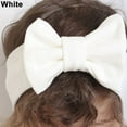 thumbnail image 5 of Jiaroswwei 1Pc Cute Baby Girls Big Bowknot Elastic Headband Hairband Headwear Accessory, 5 of 7