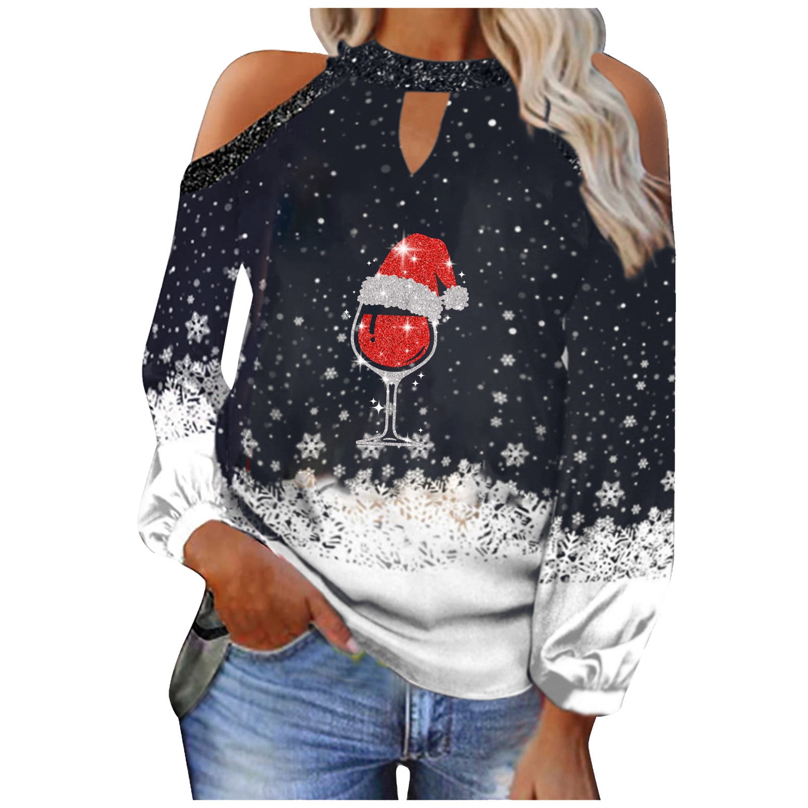 Womens Summer Tops Autumn Christmas 