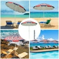 thumbnail image 3 of Yescom 7 Ft Outdoor Beach Umbrella US Flag UV Protection Sunshade Tilt Sand Anchor Pool Backyard Camping Trip Parasol, 3 of 9