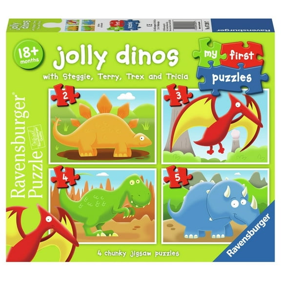 My First Puzzles - Jolly Dinos 2, 3, 4, 5 PC Puzzles (Other)