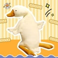 thumbnail image 2 of yaogohua Goose Plush Toy Cute Soft Plush Pillows Stuffed Animals Plush Pillow for Office Home Travelling Room Pillow, Cushion Gifts for Friend(1.3m) C95, 2 of 3