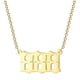 thumbnail image 2 of Sonducket Number Pendant Charm Necklace Golden Women Christmas Gift Long Women Friend Stainless Chain Choker Ladies Steel Chains Neck Ropa, zapatos y accesorios Miscelánea No.8, 2 of 6