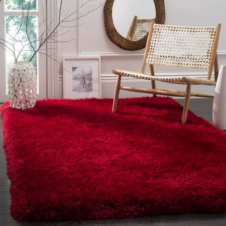 Bone Shaped Braided Rug - Safavieh Luxe Paxton Solid Plush Shag Area Rug Or Runner