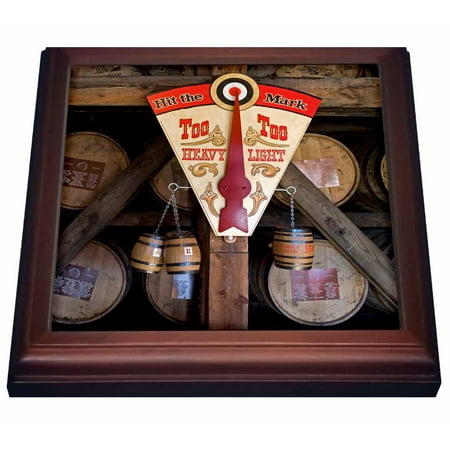 3dRose Kentucky, Makers Mark Bourbon in wood distillery - US18 LNO0001 - Luc Novovitch - Trivet with Ceramic Tile, 8 by