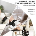 thumbnail image 6 of BESTSKY 2026 New Hip Thrust Belt Glute Bridge Pad Workout with Dumbbells Kettlebells for Squats Lunges Bridges Dips Training Home Gym Equipment, 6 of 7