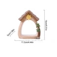 thumbnail image 2 of Moyic Belén Decoraciones navideñas Resina premium para regalo con luz LED Juego completo de estatuas de escena Decoración del hogar Multicolor, 2 of 6