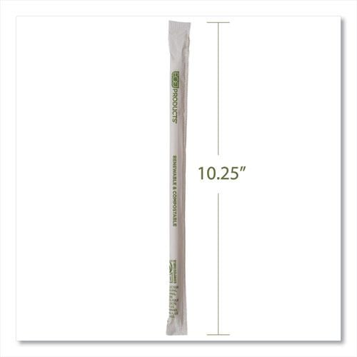 Renewable and Compostable PHA Straws, 10.25 Renewable and Compostable PHA Straws, 10.25