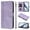 Purple, variant on for BLU View 5 Pro Wallet Case, Leather Multiple Card Stand Business Protective Phone Cover