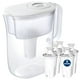 thumbnail image 1 of Jarra con Filtro de Agua de 10 Tazas con 5 Filtros de Agua y Recordatorio Electrónico de Cambio de Filtro - Jarra de Agua Brita Compatible-Reemplazo de Filtro Brita - Jarra con Filtro Brita Compatible, 1 of 6