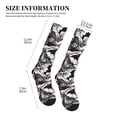 thumbnail image 2 of Compression Socks For Women And Men - Lilies Flowers Butterfly Compression Socks Circulation For Workout, 2 of 2