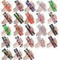 thumbnail image 4 of Semi Cured Nails Polish Wraps Halloween Nails Stickers Glow in the Dark Gels Nails Strips Nails Art Decoration, 4 of 9