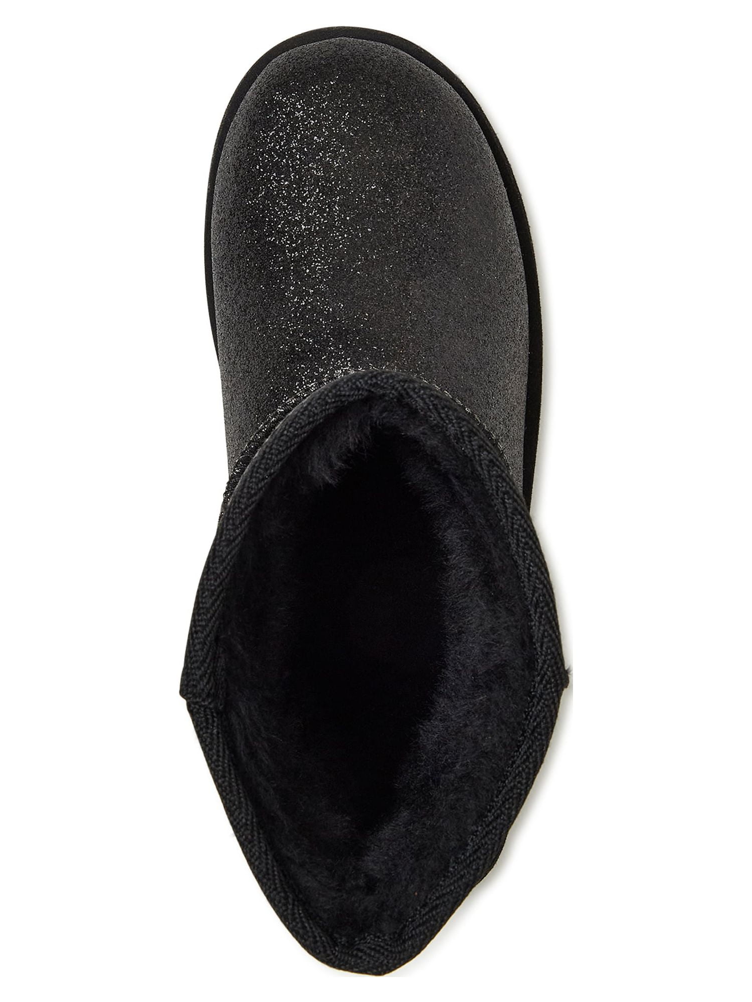 Wonder Nation Girls Cozy Faux Shearling Winter Boots