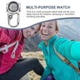 thumbnail image 3 of MasteelfCA 1pc Multi-purpose Carabiner Watch Practical Pocket Watch for Outdoor Climbing, 3 of 8
