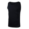 thumbnail image 4 of Vivianyo HD Men's Sleeveless Tank Top Big and Tall Men's Fashion Casual Summer Solid Color Camisole Sport Round-Neck Tank Top, 4 of 6